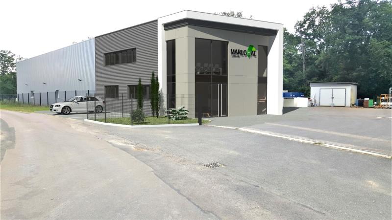 Mézériat (01) : la société Constructions Polyester Maréchal réalise une extension de ses bureaux.