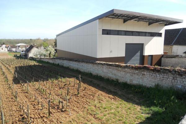 Construction d’une zone de stockage pour le compte du Domaine Michèle et Patrice RION à Prémeaux-Prissey (21) avec pose de panneaux photovoltaïques